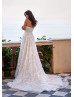 Beaded Strapless Ivory Lace Tulle Stunning Wedding Dress Beaded Strapless Ivory Lace Tulle Stunning Wedding Dress